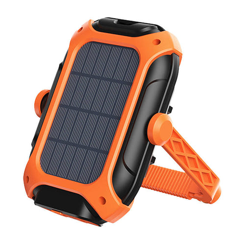 Superfire GM05 - Lampe d'atelier solaire 500 lm avec fonction batterie externe : aimants et crochet rotatif de la lampe