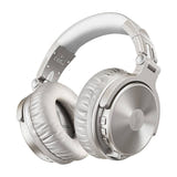 OneOdio Pro C - Casque sans fil 110 h avec câble jack 3,5 mm (argent) : casque plié dans son étui de transport