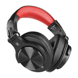 OneOdio Fusion A70 - Casque sans fil 50 h, jack 6,35 mm (noir et rouge) : casque sans fil OneOdio Fusion A70 noir et rouge