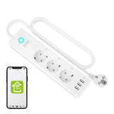 Gosund P1 PLUS - Multiprise connectée Wi-Fi 3 prises et 3 ports USB-A : suivi de consommation dans l'application