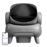 Neakasa M1 - Litière autonettoyante connectée à design ouvert : litière autonettoyante Neakasa M1 ouverte