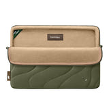 tomtoc Terra-A27 - Housse pour ordinateur portable 16 pouces (verte) : housse verte transportée avec un sac