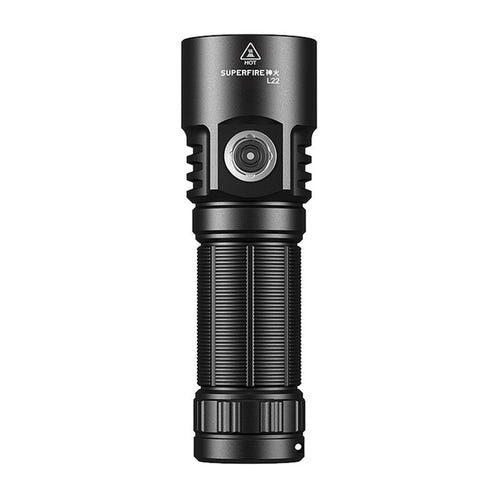 Superfire L22 - Lampe torche 5 000 lumens, portée 300 m : lampe torche Superfire L22
