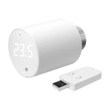 Shelly BLU TRV - Tête thermostatique connectée Bluetooth avec centrale (blanche) : tête thermostatique Shelly BLU TRV blanche
