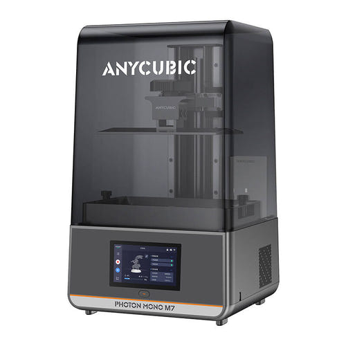 Anycubic Photon Mono M7 - Imprimante 3D résine 14K, volume 223 x 126 x 230 mm : plateau d'impression et cuve à résine