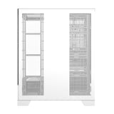darkFlash DY451L - Boîtier PC grande tour sans ventilateur (blanc) : filtre anti-poussière détachable du DY451L blanc