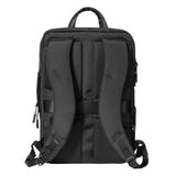Tomtoc Explorer-T71 - Sac à dos de voyage 24 l pour ordinateur 15,6 pouces (noir) : bretelles rembourrées et dos respirant