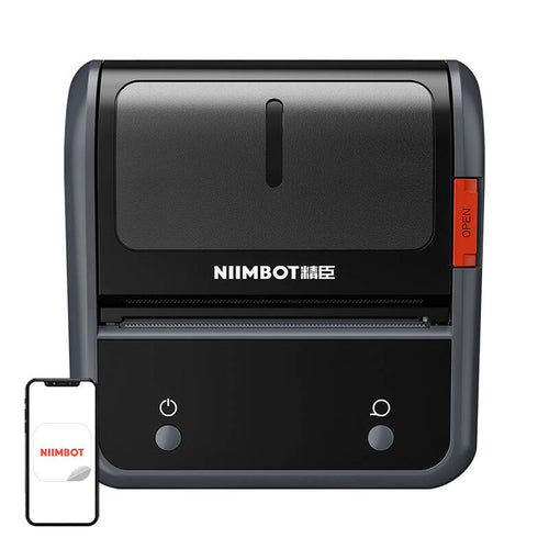 Niimbot B3S_P - Imprimante d'étiquettes thermique Bluetooth 203 dpi (grise) : imprimante d'étiquettes thermique Niimbot B3S_P grise