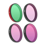 Sunnylife OA5-FI906 - Set de 4 filtres CPL, ND8, ND16 et ND32 pour DJI Osmo Action 5 Pro, 4 et 3 : set de filtres Sunnylife OA5-FI906 pour Osmo Action