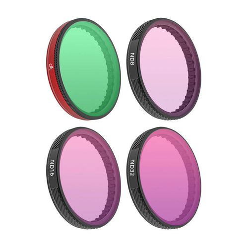 Sunnylife OA5-FI906 - Set de 4 filtres CPL, ND8, ND16 et ND32 pour DJI Osmo Action 5 Pro, 4 et 3 : set de filtres Sunnylife OA5-FI906 pour Osmo Action
