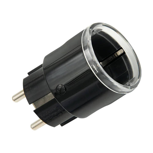 Shelly Plug S MTR Gen3 - Prise connectée Matter avec mesure de consommation (noir) : prise connectée Shelly Plug S MTR Gen3 noire