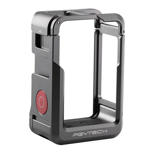PGYTECH Shield - Cage de protection en aluminium pour DJI Osmo Action 5 Pro : cage de protection PGYTECH Shield en aluminium