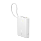 Baseus PicoGo - Batterie externe 10 000 mAh 45 W à écran digital (blanche) : batterie externe Baseus PicoGo blanche