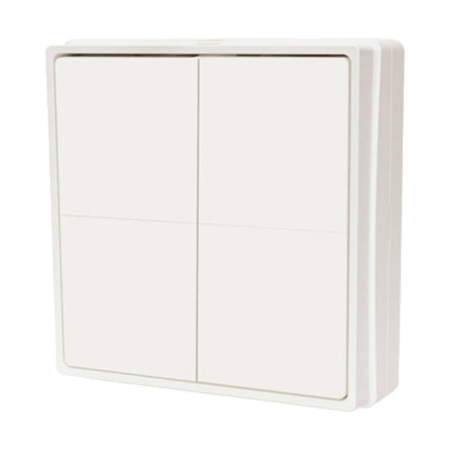 Shelly BLU Button 4 - Interrupteur Bluetooth à 4 touches et 16 actions (beige) : interrupteur Bluetooth Shelly BLU Button 4 beige
