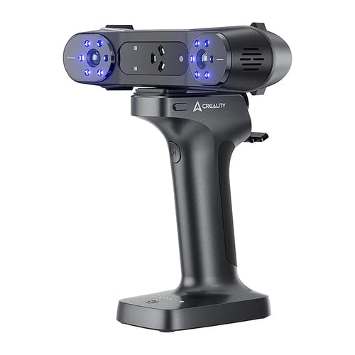 Creality RaptorX - Scanner 3D sans fil à lumière structurée NIR et lasers bleus : numérisation d'un objet au laser bleu