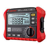 Habotest HT5205 - Testeur d'isolement numérique jusqu'à 2500 V : écran LCD et sélecteur rotatif des calibres