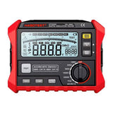 Habotest HT5205 - Testeur d'isolement numérique jusqu'à 2500 V : mallette avec cordons de test et pinces crocodile