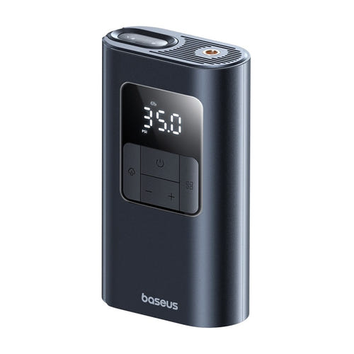 Baseus PrimeTrip VA1 - Compresseur portable 2 en 1 avec lampe torche (noir) : lampe LED amovible en fonctionnement