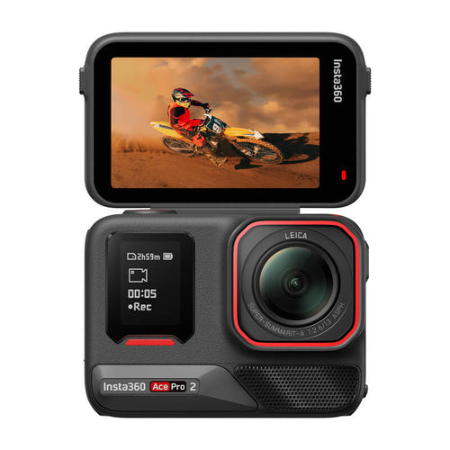 Insta360 Ace Pro 2 - Caméra d'action 8K étanche à 12 m : écran tactile relevable de 2,5 pouces