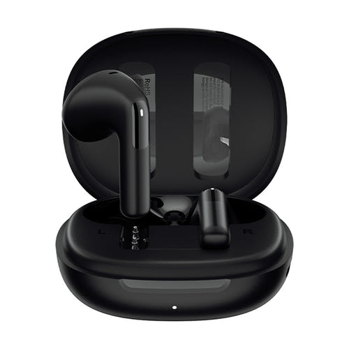 QCY Ailybuds E10 T35 - Écouteurs sans fil LDAC Hi-Res (noirs) : écouteurs sans fil QCY Ailybuds E10 T35 noirs et leur boîtier