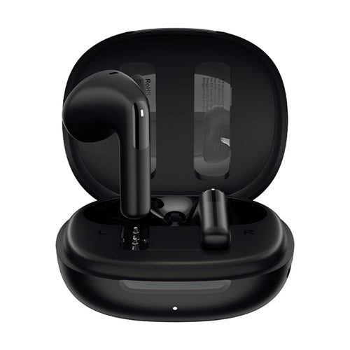 QCY Ailybuds E10 T35 - Écouteurs sans fil LDAC Hi-Res (noirs) : écouteurs sans fil QCY Ailybuds E10 T35 noirs et leur boîtier