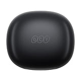 QCY Ailybuds E10 T35 - Écouteurs sans fil LDAC Hi-Res (noirs) : boîtier de charge ouvert avec les écouteurs