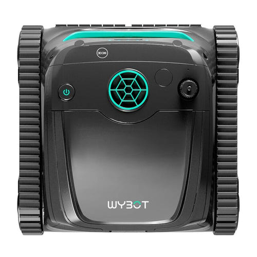 Wybot S2 - Robot de piscine sans fil à écran tactile : écran tactile et panier de filtration du Wybot S2