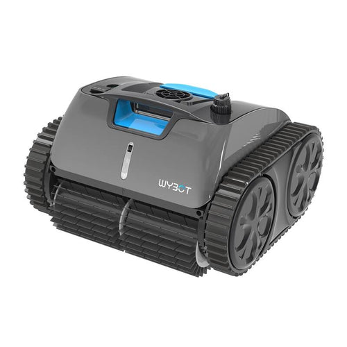 Wybot C1 Max - Robot de piscine sans fil, bassins jusqu'à 200 m² : robot de piscine sans fil Wybot C1 Max vu d'ensemble