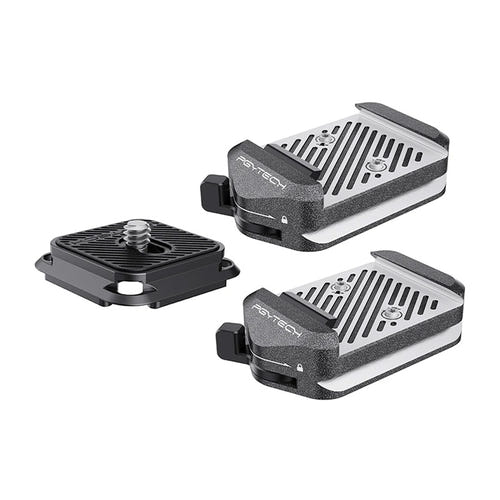 PGYTECH Arca-Type V2 - Kit de 2 attaches rapides Arca-Swiss avec plateau : kit de deux attaches rapides PGYTECH Arca-Type V2 avec plateau