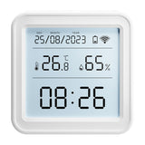 Gosund ST17 - Capteur Zigbee de température et d'humidité à écran LCD : compartiment à piles AAA du capteur Gosund ST17