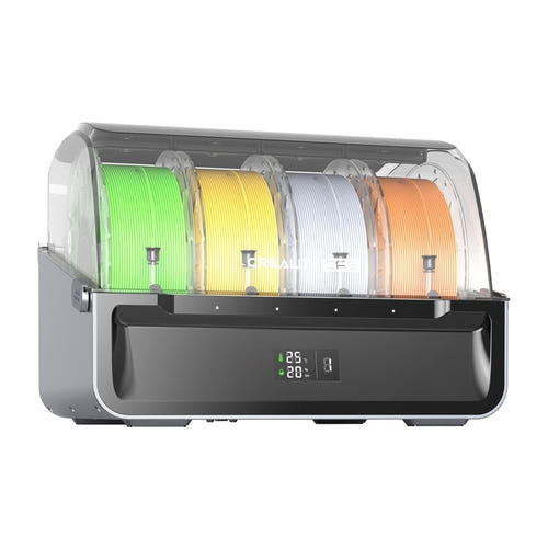 Creality CFS - Système multi-filament 4 bobines pour impression couleur : écran de température et d'humidité du boîtier