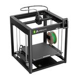 Creality Ender-5 Max - Imprimante 3D CoreXY 400 x 400 x 400 mm : tête d'impression et guides linéaires de l'Ender-5 Max