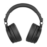 OneOdio Studio Max 1 - Casque sans fil 50 mm, 4 modes de connexion (noir) : casque plié dans sa housse de transport