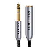 Vention BCXHF - Rallonge audio jack 6,35 mm mâle vers femelle, 1 m : rallonge audio Vention BCXHF jack 6,35 mm