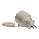 Shelly Plug S MTR Gen3 - Prise connectée d'extérieur IP44 12 A, Matter : capot de protection en silicone de la prise