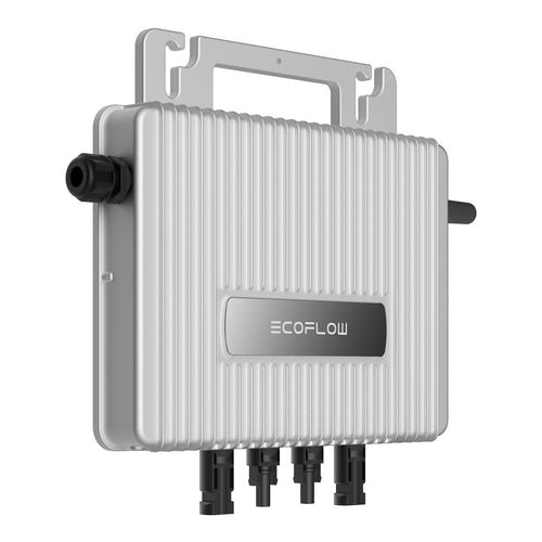 EcoFlow Stream 800W - Kit micro-onduleur solaire 800 W, câbles PV et AC : deux entrées MPPT de 600 W et sortie AC