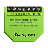 Shelly Dimmer Gen3 - Variateur d'éclairage Wi-Fi 200 W : variateur connecté Shelly Dimmer Gen3