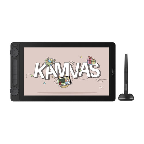 Huion Kamvas 13 Gen 3 - Écran graphique 13,3 pouces Full HD, 16384 niveaux : écran graphique Huion Kamvas 13 Gen 3 et son stylet