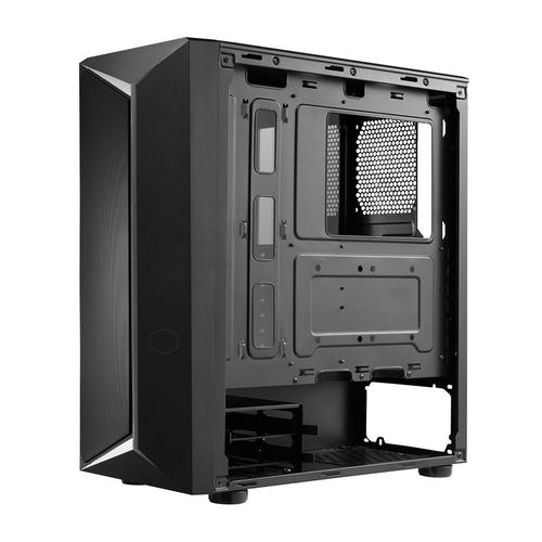 Cooler Master CMP 510 - Boîtier PC ATX verre trempé, 3 ventilateurs ARGB (noir) : trois ventilateurs ARGB de 120 mm en façade