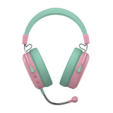 Cooler Master CH351 - Casque gaming sans fil 3 modes (vert et rose) : microphone unidirectionnel détachable sur tige flexible