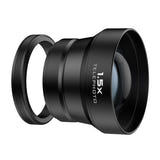 Freewell - Téléobjectif 1,5x pour Fujifilm X100VI et X100V (noir) : téléobjectif Freewell 1,5x noir pour Fujifilm X100VI