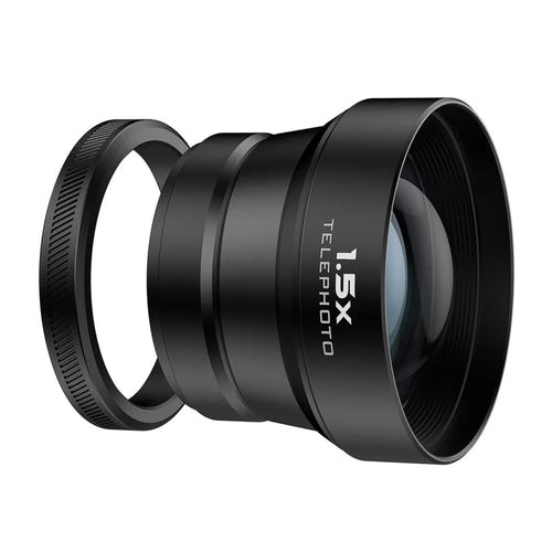 Freewell - Téléobjectif 1,5x pour Fujifilm X100VI et X100V (noir) : téléobjectif Freewell 1,5x noir pour Fujifilm X100VI