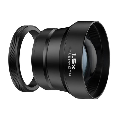 Freewell - Téléobjectif 1,5x pour Fujifilm X100VI et X100V (noir) : téléobjectif Freewell 1,5x noir pour Fujifilm X100VI