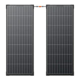 EcoFlow - Lot de 2 panneaux solaires rigides 130 W : lot de deux panneaux solaires rigides EcoFlow 130 W