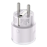 EcoFlow x Shelly Smart Plug - Prise connectée Wi-Fi avec mesure d'énergie : anneau LED indiquant la charge en cours