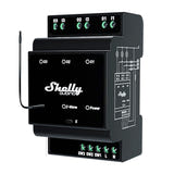 Shelly Qubino Wave Pro 3 - Relais Z-Wave 3 canaux sur rail DIN (bande 908,4 MHz) : relais Z-Wave Shelly Qubino Wave Pro 3 sur rail DIN