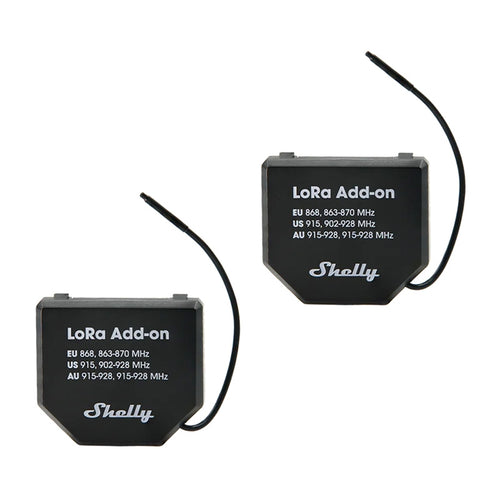 Shelly LoRa Add-on EU868 - Lot de 2 modules longue portée pour Gen3 et Gen4 : lot de deux modules Shelly LoRa Add-on EU868