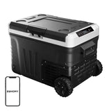 Euhomy CF003 - Réfrigérateur de voiture à compresseur 35 L (noir) : réfrigérateur de voiture Euhomy CF003 noir