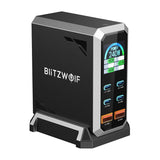 Blitzwolf BW-S31 - Chargeur secteur 240 W, 4 USB-C et 2 USB-A : quatre ports USB-C et deux ports USB-A