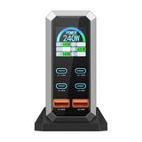 Blitzwolf BW-S31 - Chargeur secteur 240 W, 4 USB-C et 2 USB-A : cordon secteur d'un mètre fourni